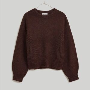 Madewell Chocolate Brown Crew Neck Sweater